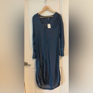 Free People Indigo denim dress
